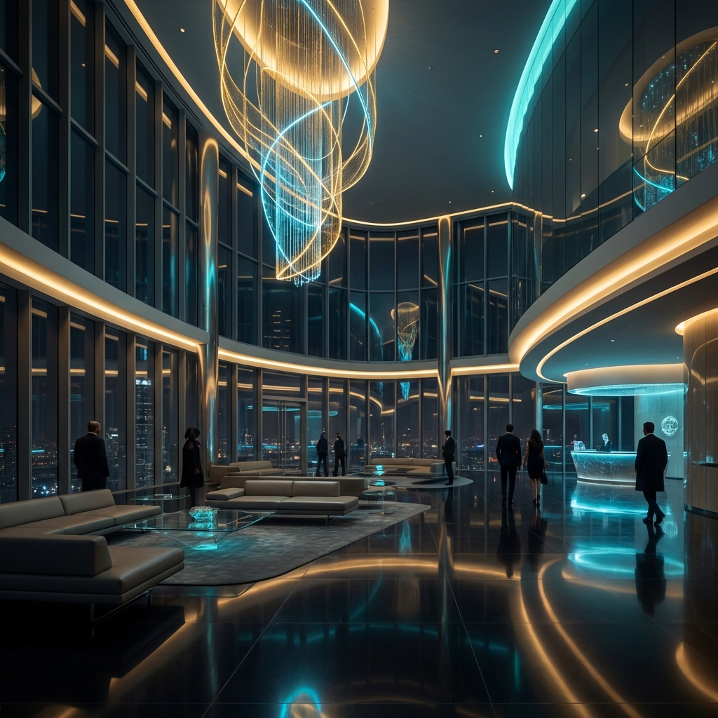 Luxury Hotel Lobby